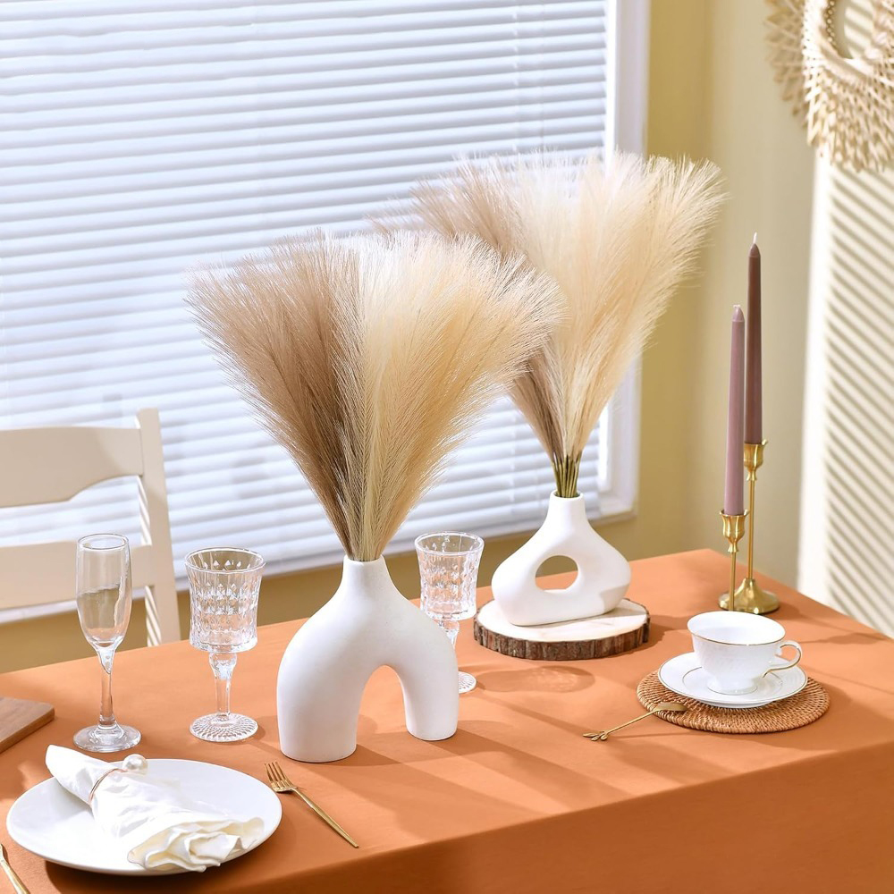15Pcs Pampas Grass Realistic A - Pampas Grass Decor review and price
