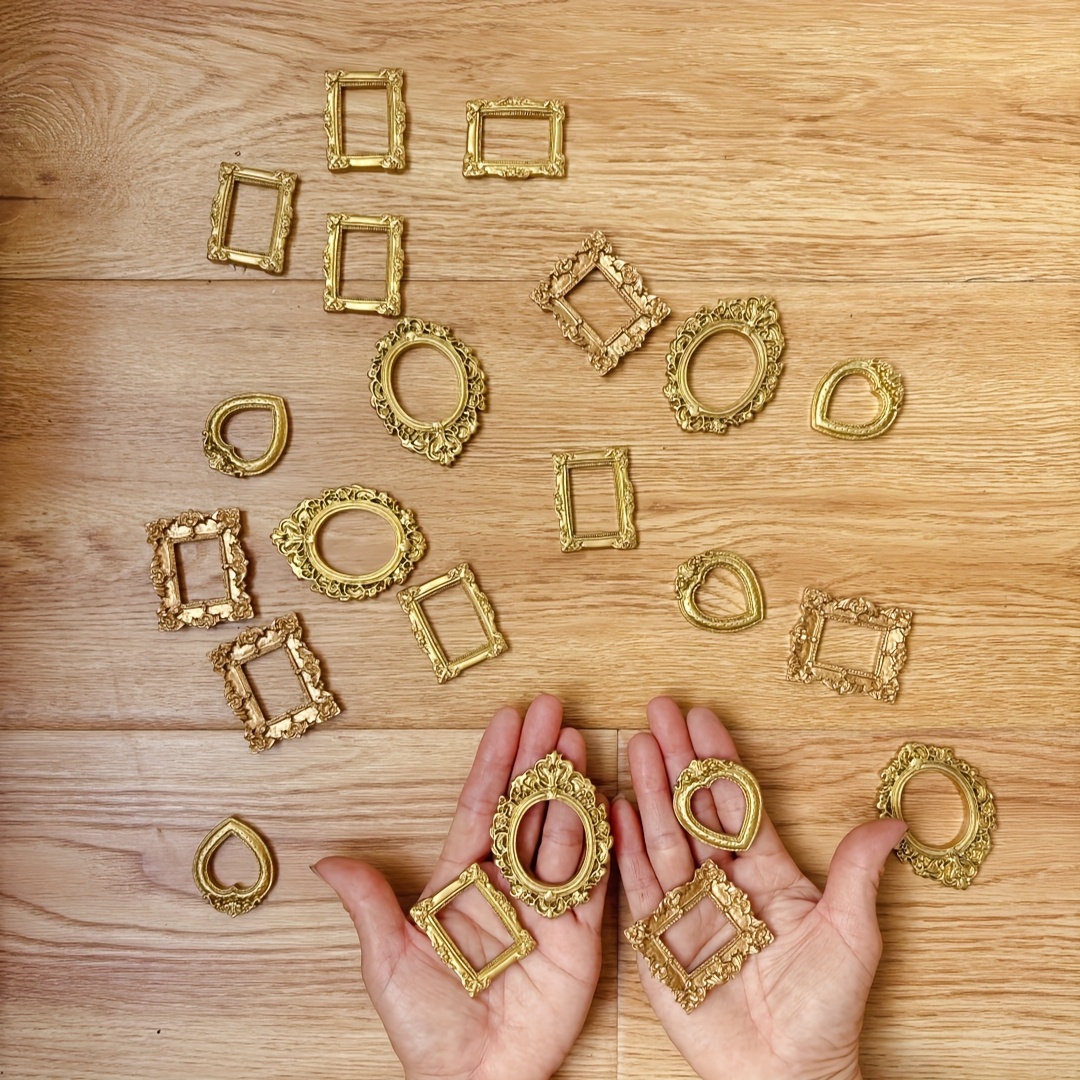 12pcs Vintage Mini Picture Fra - Bamboo Photo Frame review and price