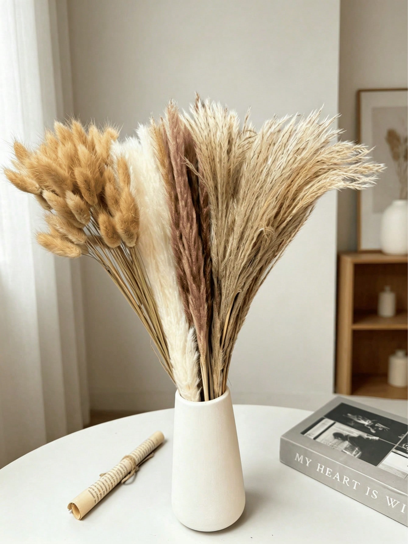 10/20/30pcs White Artificial P - Pampas Grass Decor review and price